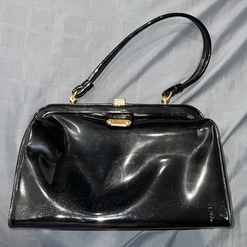 Vintage patent leather purse